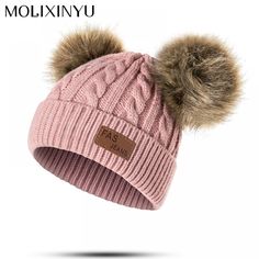 BNWT boys warm winter ted pom pom bobble hat /& scarf set 12 Months to 3 Years