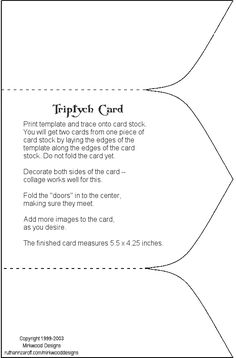 open book card template 2 handmade cards pinterest open book