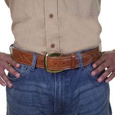 Other Hunting Holsters & Belts Humorous Galco Sb2-40 Mens Size 40 Lined Sport Steerhide Leather Belt
