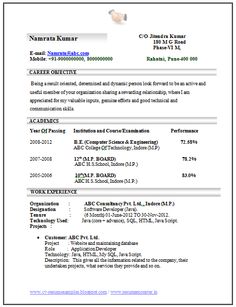 cs resume