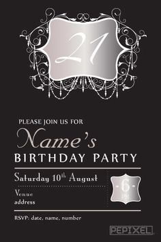 21st birthday invitations templates koni polycode co