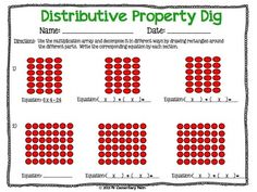 distributive property activity and game