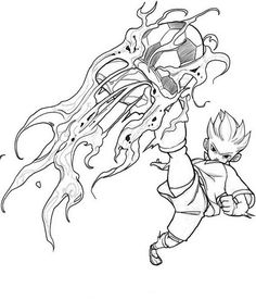 Die 7 Besten Bilder Von Inazuma Eleven Ausmalbilder Zum Ausdrucken