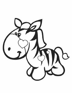 29 printable valentines day coloring pages valentine zebra