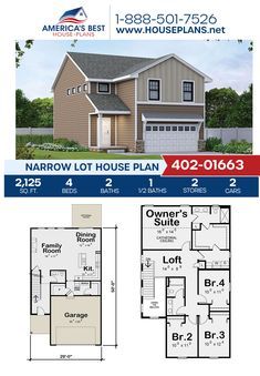 We Just Wrapped Up Plans For A New House On A Narrow Infill Lot On A Street Of Charming Old Bungalows I Narrow House Plans House Layout Plans Lake House Plans