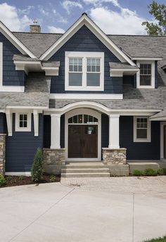 Exterior Paint Color: “Benjamin Moore\'s Evening Dove 2128-30 ... Exterior Paint Color: “Benjamin Moore\'s Evening Dove 2128-30 ...