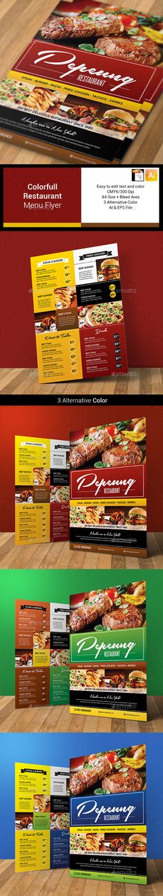 485 best food menu flyer poster images in 2019 card templates menu flyer template