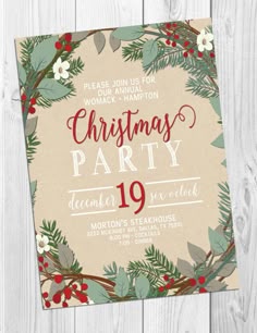 invitation for christmas party