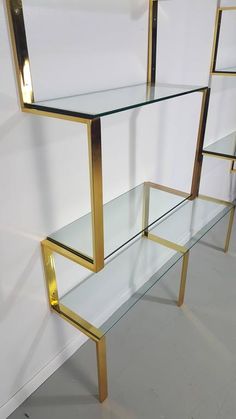 1stdibs Pair Of Milo Baughman Chrome Etagere Home 1stdibs Pair Of Milo Baughman Chrome Etagere Home