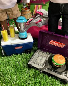 Doll Clothes 18/" Camp Stove and Food Set Coleman Sized For American Girl Dolls