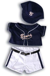 All Stars Hockey Uniform Teddy Bear Clothes Outfit Fits Most 14-18 Build-A-Bear and Make Your Own Stuffed Animals