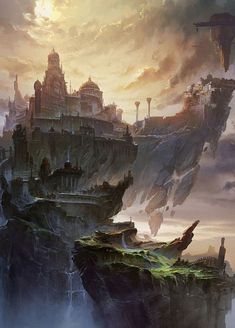 Landscape Concept Art by Ming Fan Art and Design Fantasy concept art Environment concept art Fantasy art