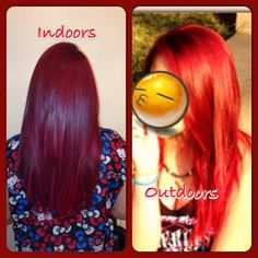 10 Best Loreal Hicolor Images On Pinterest Ginger Hair Haircolor Just In Case Your Wondering What Loreal S Hicolor Red Looks Like The Sun