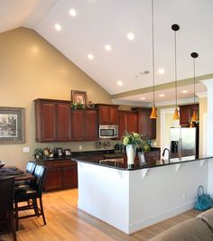 15 Best Vaulted Ceilings Images Diy Ideas For Home Lighting Sloped Ceiling Hanging Pendant Lights On Vaulted Winning Slanted Kitchen Recessed Trim Fixtures