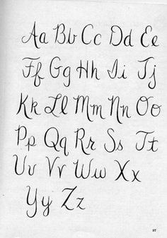 typography fonts alphabet