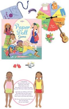 eeBoo Musician and Artist Paper Doll Set 1 EA