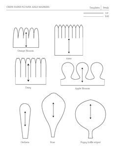 17 best free paper flower templates images on pinterest in 2018