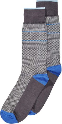 Argyle Men Ralph Lewis 6 Pairs Design Pattern Casual Dress Suit Cotton Soft Crew Socks