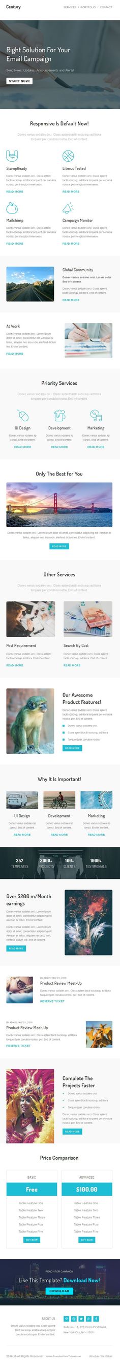 VEBU responsive #email #newsletter #template designed for general - business email template VEBU responsive #email #newsletter #template designed for general - business email template