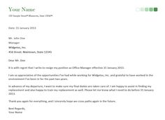 17 best resignation letter
