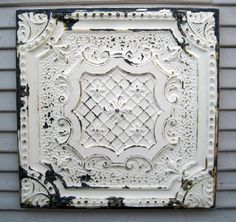 142 Best Tin Ceiling Tiles Repurposed Images On Pinterest In 2018 Antique Tin Tile Framed 2 X2 Ceiling Circa 1910 All Original Paint Texas Salvage Ready To Hang