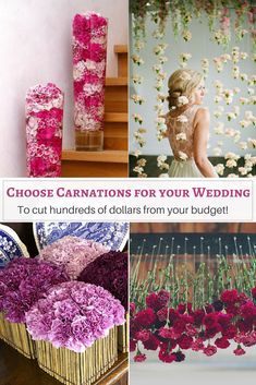 Diy Wedding Centerpieces Bed Of Roses Floating Candle Before You Scoff At The Idea Of Using Carnations Your Wedding Consider This