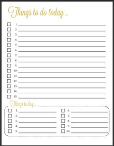 cute printable to do list template to do list to do lists