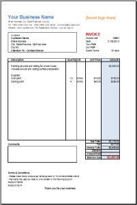 basic service invoice template for openoffice asd pinterest mla in open office
