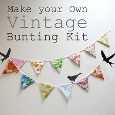 Fabric Bunting Tutorial Make This Charming For A Shower Fabric Bunting Tutorial Make This Charming For A Shower Home Decor Wedding Or Nursery Decoration It S Such Cute Diy Craf