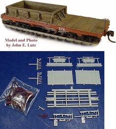 On30 WISEMAN MODEL SERVICES YORKE 20' WOOD FLAT CAR WITH LOG BUNKS KIT On30 WISEMAN MODEL SERVICES YORKE 20' WOOD FLAT CAR WITH LOG BUNKS KIT