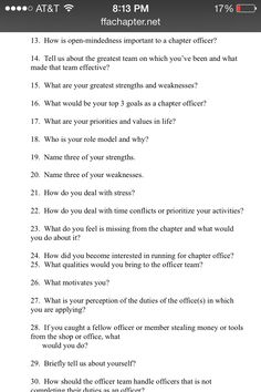 office interview questions