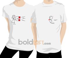 CARICATURE COUPLE Design Tees Shirts couple Tee Tops T-shirt grande taille S-7XL