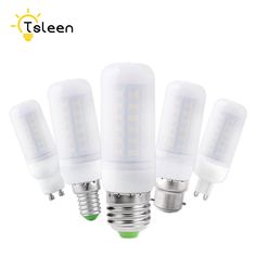 5730 led corn bulb lamp e27 e14 milky cool//warm white 110//220v 7-25w bar light