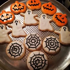 halloween cookies ghosts pumpkins webs sugar cookies with royal icing - Halloween Cookies Decorating Ideas halloween cookies ghosts pumpkins webs sugar cookies with royal icing - Halloween Cookies Decorating Ideas