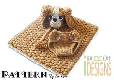 Kitty Kat Kanoodler - Crochet Pattern for Snuggle Blankie