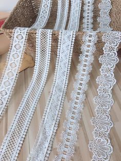 antique vintage hand embroidered boucle stitches folk skirt with scalloped crochet lace edging hem
