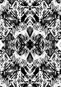 976 Best Patterns Black And White Images On Pinterest In 2018 Ikat Print Black White Pattern Monochrome Printed Textiles Schatzi Brown