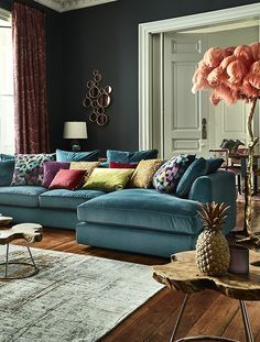20 Best Turquoise And Teal Couches Images On Pinterest In 2018 Harrington Large Right Hand Facing Chaise Sofa Corner Sofas Living Room