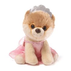 Gund 4050489 The Worlds Cutest Dog Itty Bitty Boo Rain Boots and Harness Toy