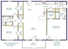 One Story House Plans with Open Concept | Eva – 1,500 Square Feet ... One Story House Plans with Open Concept | Eva – 1,500 Square Feet ...