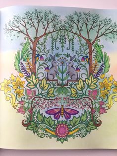Johanna Basford Coloring Books Colouring Pages Diy Art Christmas Colors Enchanted Folk Forest Maryland Haunted