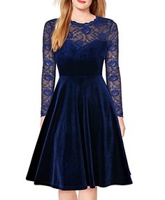 Canifon Womens Dresses Christmas Printed Sweatshirt Long Sleeve Snowflake Mini Swing Casual Club 1920S Evening Gowns