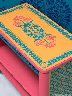 509 best stenciled and painted furniture images on pinterest