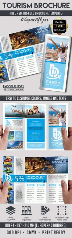 Travel Agency u2013 Free Brochure PSD Template www - tourist brochure template Travel Agency u2013 Free Brochure PSD Template www - tourist brochure template