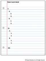notes outline template