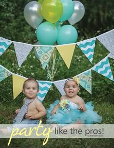 113 best Twin Birthday Party Ideas images on Pinterest | Anniversary