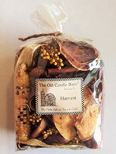Made in USA Well Scented Potpourri Old Candle Barn Apple Crumb Rosehips 4 Cup Bag