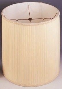 Side Pleated Silk Drum Lamp Shade Taller Style Than Mushroom Side Pleated Silk Drum Lamp Shade Taller Style Than Mushroom Soft Sewn In White Sa Fabric Lining 3 5 X4 4