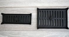 HERITAGE flat repair plate cast iron vintage air vent brick grille cover