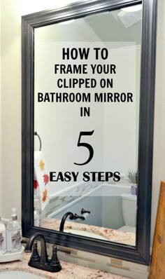 15 Best Diy Frame For Mirror Images Bathroom 15 Best Diy Frame For Mirror Images Bathroom